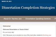 Dissertation Completion Strategies